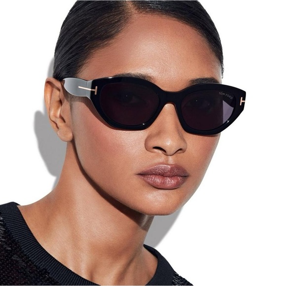 Tom Ford Accessories - Tom Ford NIB Penny FT1086 Sunglasses in Black Full Inclusion 55 - 19 - 135
